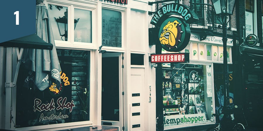 THE BULLDOG COFFEESHOP AMSTERDAM